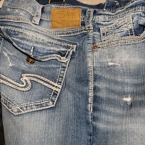 Men's Silver Zac Jean 42W x 32L